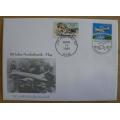 Switzerland 1997 special dual issue cover with USA - dual cancellation Swissair