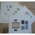 1961 France lot of 44 MNH stmps + 1 imperf + 1 booklet on 4 pages - CV$120