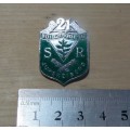 1962 Southern Rhodesia / Suid-Rhodesië Jukskei-bond enamelled pin badge *rare*