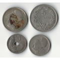 Lot of 4 old coins from Greece - see listing for detail