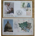 1986 Vatican lot of 8 FDCs `NUOVE CAPITOLIUM`