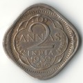 1939 India 2 Annas