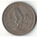 1955 Rhodesia & Nyasaland 2 Shillings