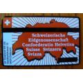 Switzerland collectible Wilhelm Tell 5 Fr phone card with CoA 1995