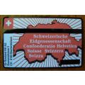 Switzerland collectible Wilhelm Tell 3 Fr phone card with CoA 1993