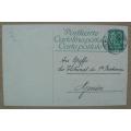 Postal history: Switzerland Lausanne 10c pre-paid post card - Genève 1924
