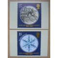 Britain Royal Microscopical Society 1989 set of stamp cards