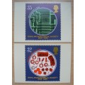 Britain Royal Microscopical Society 1989 set of stamp cards