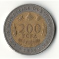 2005 West African States 200 Francs