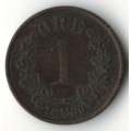 1889 Norway 1 Ore