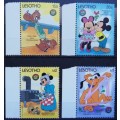 Lesotho lot of 36 MNH Disney stamps CV R950 - see listing for detail