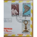 1968 Vatican Golden Series #102 cover airmail to Bogota