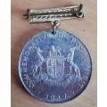 1947 Royal Visit medallion - aluminium version