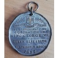 1937 King George VI Coronation medallion - soft alloy