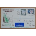 1955 Rhodesia & Nyasaland pair of Illustrated FDCs registered airmail to Cape Town