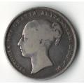 1840 Great Britain 1 Shilling *sterling silver, rare