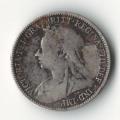 1901 Great Britain 6 Pence *sterling silver