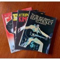 Lot of 3 magazines and 1 book on Elvis Presley