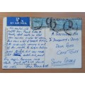 Air Mail card 1962 Bahamas to Cape Town