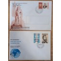 Rhodesia lot of 9 FDCs from the 1970s