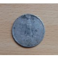 1934 Germany Third Reich 5 Reichmark, 90% silver, well used