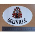 Vintage Bellville car sticker