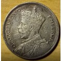1932 Southern Rhodesia silver 6 Pence *great coin*