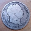 1817 Great Britain sterling silver shilling