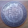 1817 Great Britain sterling silver 1/2 Crown, small head