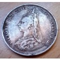 1887 Great Britain silver 1 Shilling