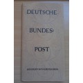 Vintage German Deutsche Bundespost album with space for 33 stamps