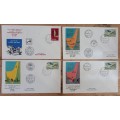 1967 Israel great lot of 32 FDCs & cards: opening of post offices