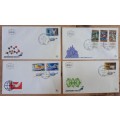 Israel lot of 17 FDCs 1951 to 1988