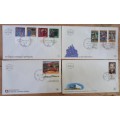Israel lot of 17 FDCs 1951 to 1988