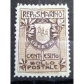 1907 San Marino 1 Cent HR