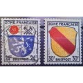 1945 Germany French Zone 8 stamps