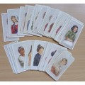 Children of All Nations part-set of 40 cigarette cards by United Tobacco Co - duplicates