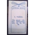 1910 Lacrosse trade card L. Turnbull #63