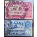 India 1929-1935 lot of 6 George V stamps