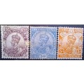 1911 India 1 1/2A, 2A & 3A MH