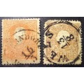 Austria 1859 to 1860 lot of 6 used stamps