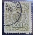 1884 Brazil 500 Reis used