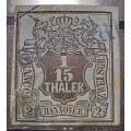 1851 Germany Hannover 1/15 Thaler used - CV $100