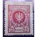 1924 Poland 25 Gr MH