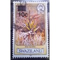 1984 Swaziland 10c overprint used
