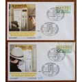 Germany 1982 lot of 6 FDCs automaten vending machine stamps