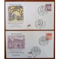 Germany Berlin 1966 and 1967 lot of 14 FDCs