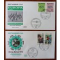 Germany Federal Republic 1957 to 1975 lot of 6 FDCs