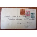 1942 SA Union registered cover Koekemoer to Isipingo Beach via Klerksdorp wax seal