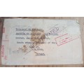 SA Union 1941 Prisoner of War post Grahamstown to Italy (addressed to Major), repatriated, opened